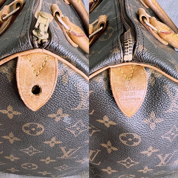 AUTHENTIC Louis Vuitton Vintage Speedy 30 - Picture 7 of 14